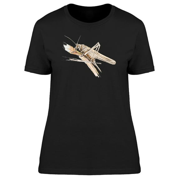Brown Grasshoper Painting Tee Women's -Image by Shutterstock