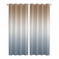 thumbnail image 1 of Brown Grey Ombre Kitchen Curtains 96 Inch Length, Modern Abstract Art Aesthetics Grommet Top Bedroom Living Room Curtains, Light Filtering Cafe Curtain Drapes 2 Panels Set 104''x96'', 1 of 9