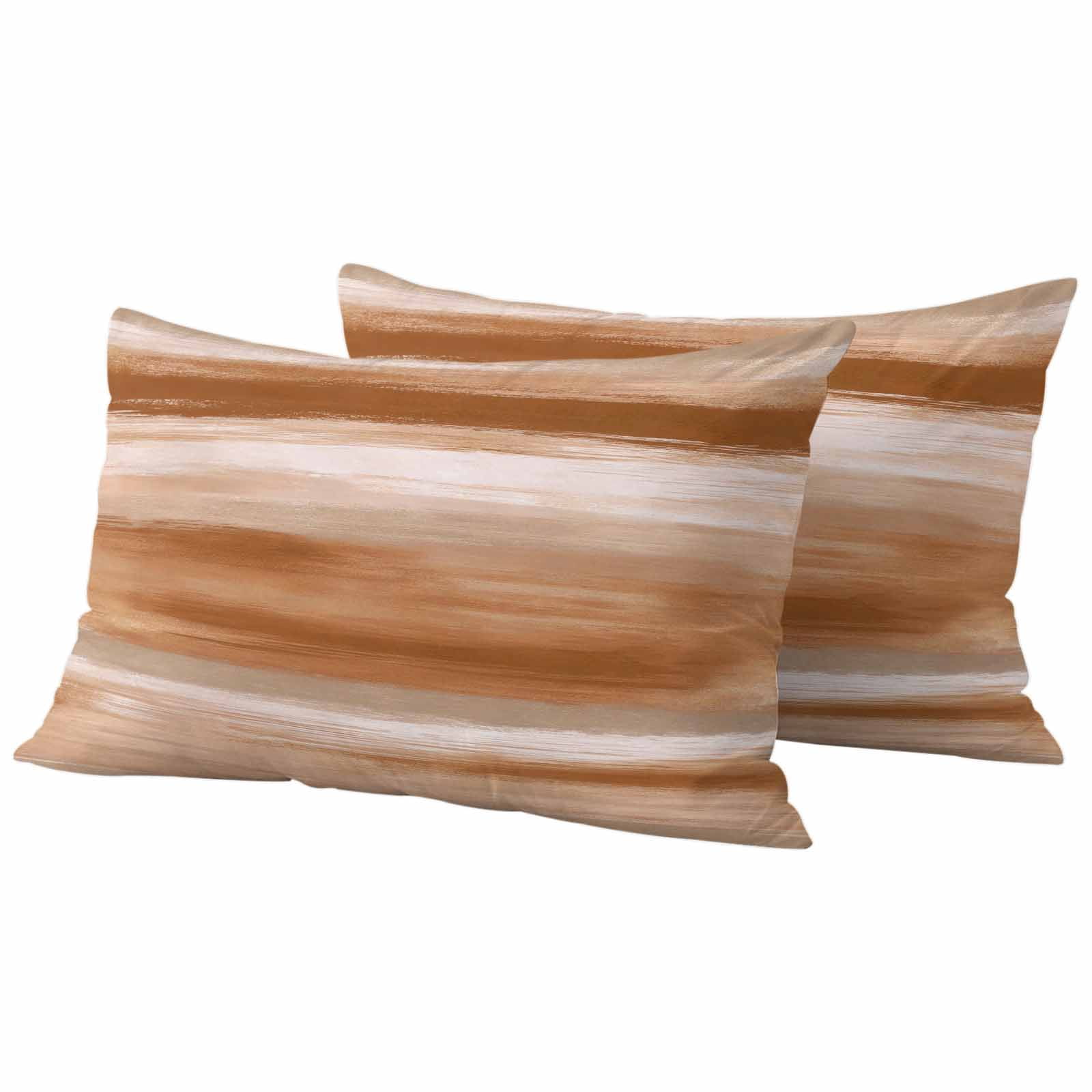 Brown Grey Outdoor Waterproof Pillow Covers, Abstract Art Oil Painting Blue Ombre Decorative Rectangle Throw Pillowcase Sofa Cushion Sham for Patio/Couch/Chair, 20"x12" 2 Pack