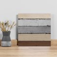 thumbnail image 1 of Brown Grey Wall Art Painting on Canvas, Vintage Stripe Farmhouse Wood Grain Ombre Canvas Art Home Prints Wall Art Framed Modern Artwork for Living Room Bedroom Wall Decor 12x12in, 1 of 9