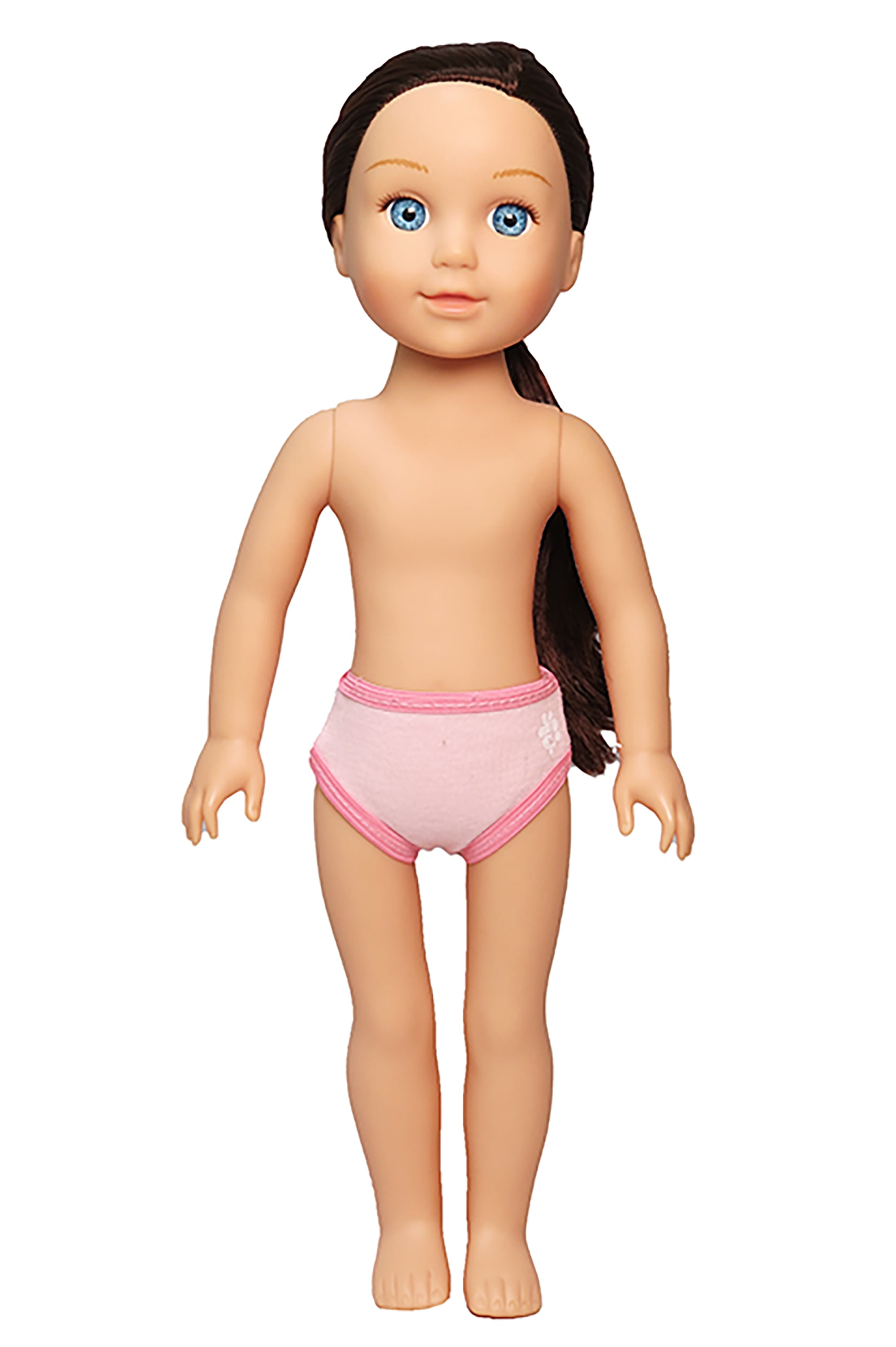 American Fashion World Poseable Dolls, Silicone Multicolor, 14