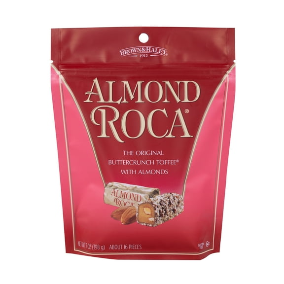 Brown & Haley Almond Roca The Original Buttercrunch Toffee with Almonds, 7 oz