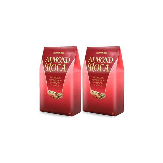 Brown & Haley Almond Roca Toffee Buttercrunch Toffee with Almonds (2 Pack)