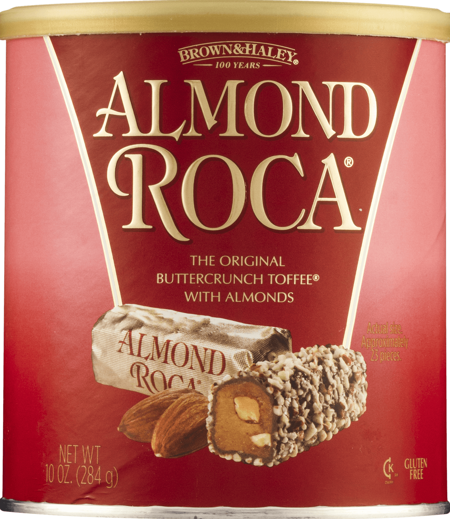 Brown & Haley Roca Buttercrunch Toffee with Chocolate & Almonds, 10 Oz. - image 1 of 8