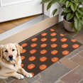 thumbnail image 1 of Brown Halloween Pumpkin Faces Door Rugs,Washable Non Slip Door Mats Indoor,Decorative Door Mats,Entry Mat Indoor for Entrance,Bedroom,Kitchen,Bathroom,16"x24", 1 of 6