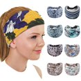 thumbnail image 1 of Brown Head Bands for Women's Hair Accessory Non Slip Soft Wide Hair Bands for Yoga, Fashion, Workouts, Washing Face & Daily Use Sweat Wicking Stretchy Workout Accessories for All Hair Types One Size, 1 of 9