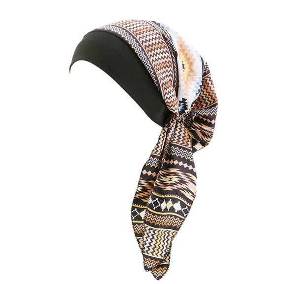 Brown Headband for Women Cancer Head Scarf Hat Cap Hair Scarf Turban Head Wrap Turban Hats Headwear
