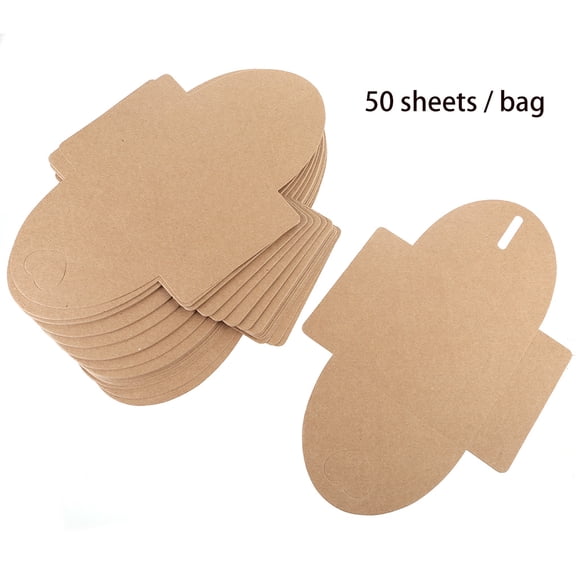 Brown Heart Kraft Paper Envelope CD for Case Cover for Wedding Invitations 50 ki