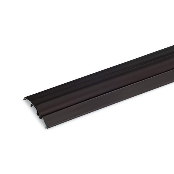 Brown Heavy Duty HIGH Rug Threshold W/Vinyl 3.75" Wide for Gaps 1" to 1 1/4" (3 FT)