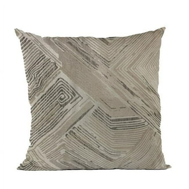 Brown Hidden Tour Abstract Luxury Throw Pillow - 22 x 22 in.