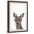 thumbnail image 1 of Brown Hippie Deer Framed Painting Art Print, 24.00" x 1.50", 1 of 6