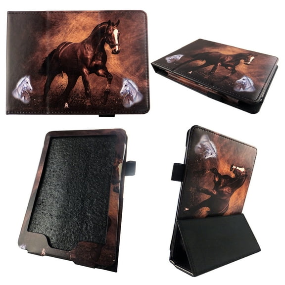 Brown Horse Case for All-New Kindle Paperwhite 6 Inch (10th Gen, 2018 Release) - Premium Lightweight PU Leather Cover with Auto Sleep/Wake for Amazon Kindle Paperwhite 2018
