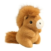 Brown Horse Plush Animal Toy, Cute Pony Toy, 2026 Year of the Horse Animal Toy, Learning Playing Companions, Mini Horse Statue, Best Gift for Animal Lovers, Lucky Blessing Pony Present, Plushie