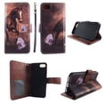 thumbnail image 1 of Brown Horse Wallet Folio Case for Iphone 6 6s Fashion Flip PU Leather Cover Card Cash Slots & Stand, 1 of 2