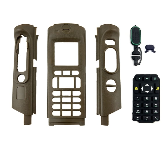 Brown Housing Case Front Cover with Full-Keypad for Two Way Radio APX6000 APX6000XE APX8000 APX8000XE M3