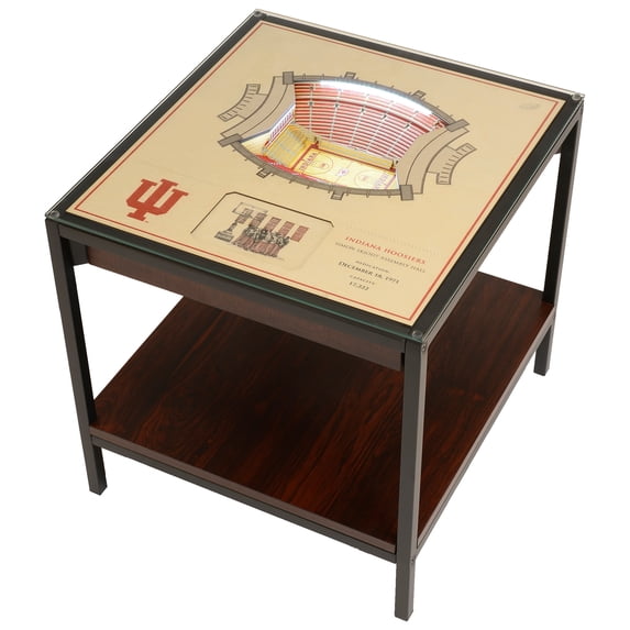 IDNA Indiana Hoosiers 25-Layer StadiumView Lighted End Table