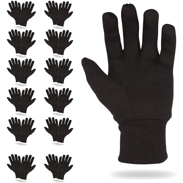36 Pairs Safety Work Gloves Men Women PU Coated Working Gloves Black  Seamless Grip Lightweight Warehouse Gloves for Worker Outdoor Gardening