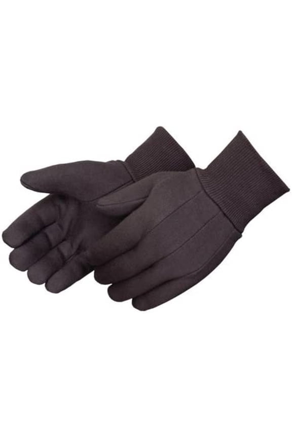 Brown Jersey Gloves (12 pair or 1 Dozen)