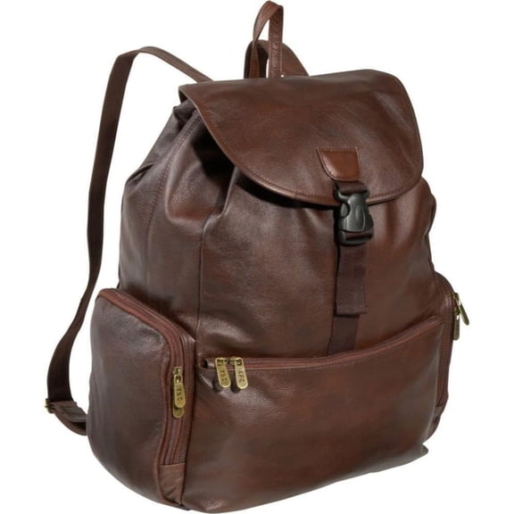 Brown Jumbo Leather Backpack (1518-3)