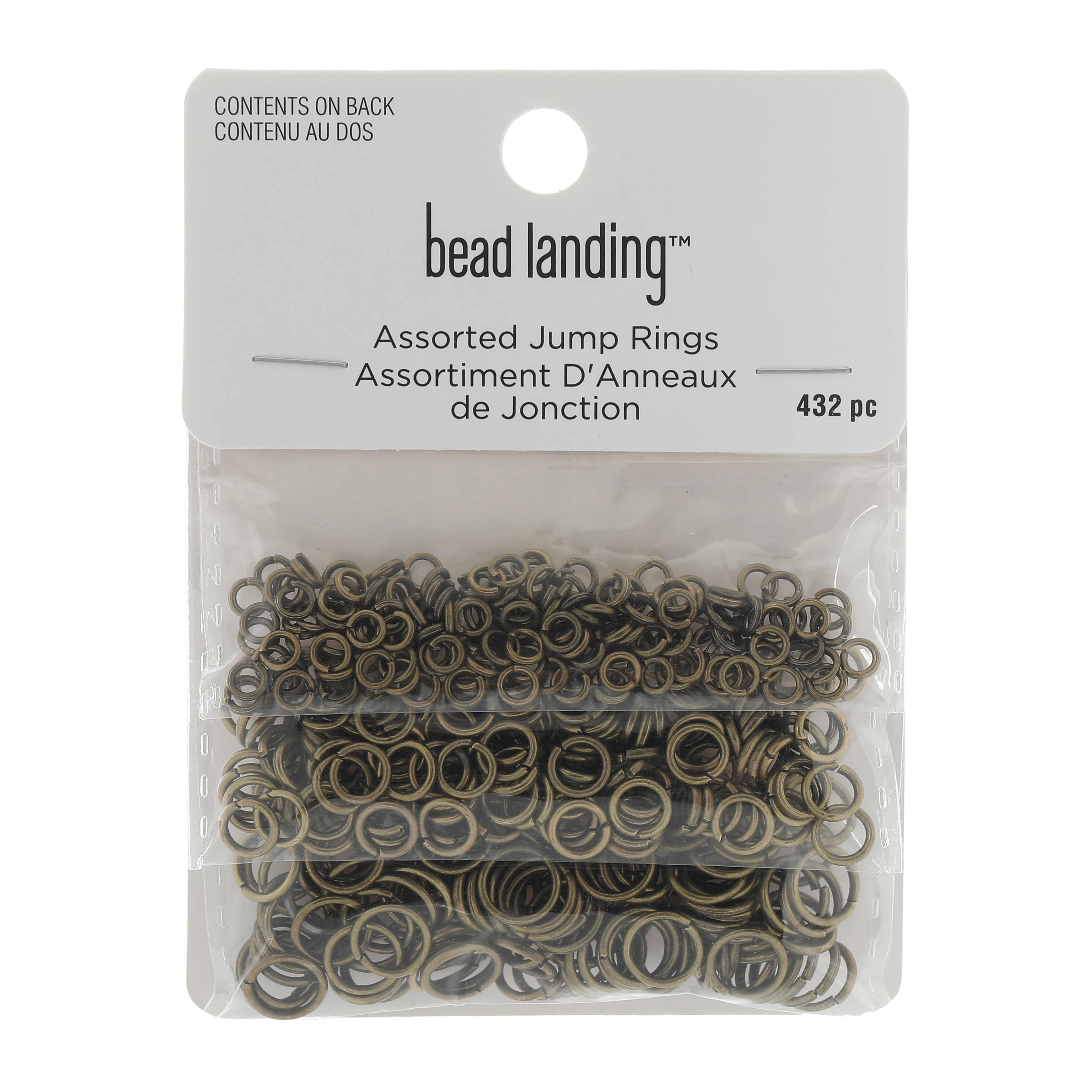 Brown Jump Rings by Bead Landing – 432 Pieces Each (5,184 Total) in Multiple Sizes for Jewelry Making - 12 Pack