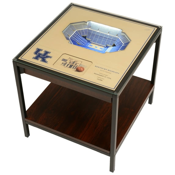 IDNA Kentucky Wildcats 25-Layer StadiumView Lighted End Table