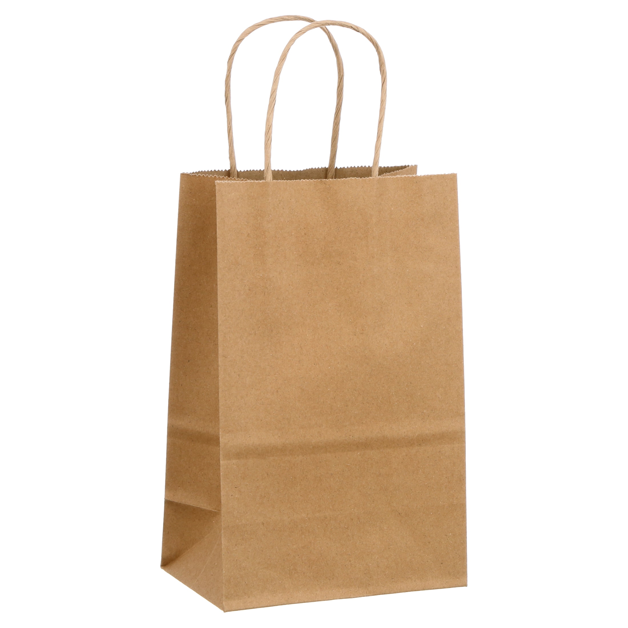 Brown Kraft Paper Bags, 5.25"x3.5"x8.25", 25ct