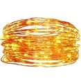 thumbnail image 1 of Brown LED Orange Flat Base Christmas Tree with Orange Lights - 6 ft., 1 of 1