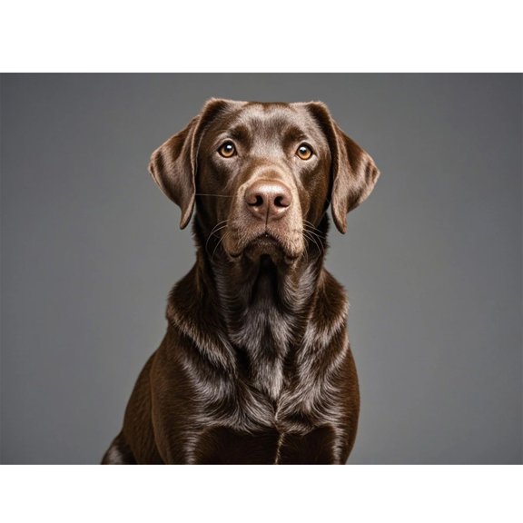 Brown Labrador Retriever animal pattern,5D Full Round Diamond Painting Kits,DIY handmade Home Decor,for Beginners Paint by Number,Arts and Crafts for Living Room Home Decor 12x16 inch