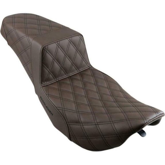 Brown Lattice Stitch Step-Up Seat