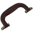 thumbnail image 1 of Brown Leather Guitar Musical Instrument Box Luggage Toolbox Trolley Case Handle, 1 of 10