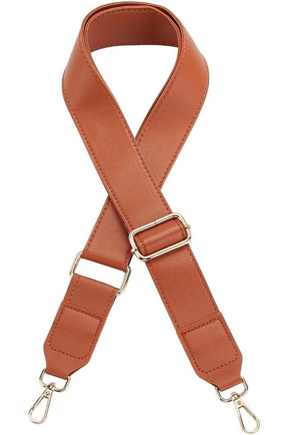 Brown Leather Purse Straps Adjustable Shoulder Bag Strap Purse Replacement Strap