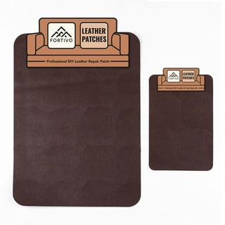 MID-BROWN Instant MastaPlasta Leather Repair Patch, Self-Adhesive Premium Leather  Repair Patch for Upholstery. Large 8 x 4 in (20 x 10 cm). Sofa, Car Seat,  Bags. Pressed edge for neatest finish. 