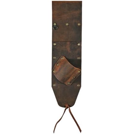 Brown Leather Sheath for PinPointer and Digging Tool- Right Sided$$Garden & Patio