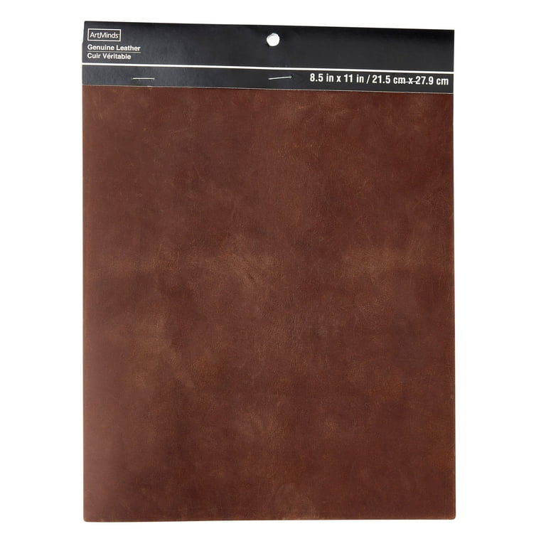 MEISTER SHEET【LEATHER】【箔】BROWN BROWN PATENT Faux Leather Sheets, Leather for Earrings and