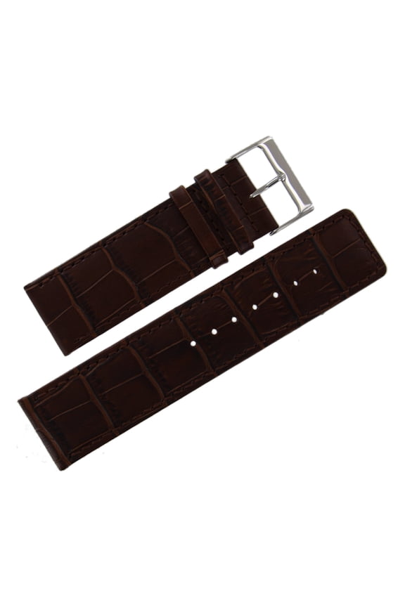 Brown Leather Watch Strap 24MM