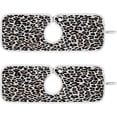thumbnail image 1 of Brown Leopard Print Faucet Absorbent Sink Mat 2PCS Kitchen Drying Faucet Mats, Microfiber Absorbent Pad for Bathroom Counter Sink Cleaning, 30x5.5in, 1 of 7