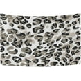 thumbnail image 1 of Brown Leopard Print Tapestry Wall Hanging Tapestries Happy Colorful Hippie Psychedelic Art Polyester Carpet Wall Decorative for Living Room Bedroom 90x60inch Gift Decor, 1 of 7