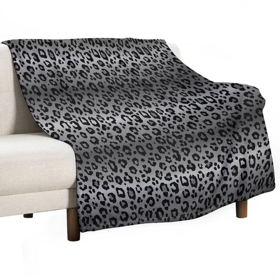 Brown Leopard Print Throws Blankets for Sofa Bed Winter Plush Warm Blanket Holiday Gifts