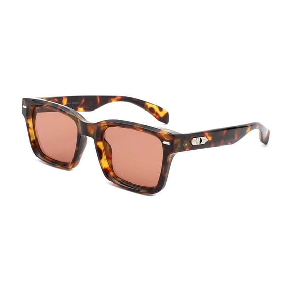 Brown Leopard Sunglasses - Vintage Pattern UV400 Protection Urban Style & Daily Outing Shades