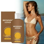 Brown Lotion Skin Tanning Lotion Summer Skin Tanning Hydrating And Glossy Herbal Sun Tanning Accelerator With Coconut Oil Plant Based Formula For Tanning