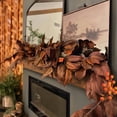 thumbnail image 1 of Brown Magnolia Leaf Garland, 1 of 5