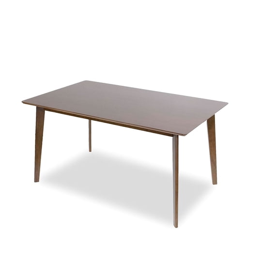 Brown Main Color - Seats 4 - 6 Cozily - Meal Time - Mid - Century Table