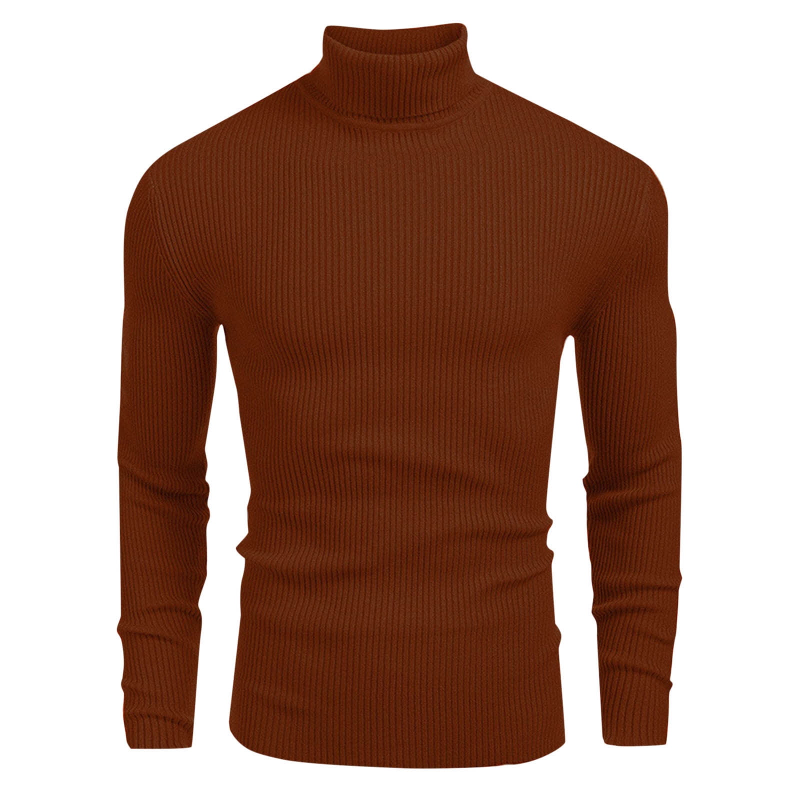 Men's Brown Full Sleeve Sweater