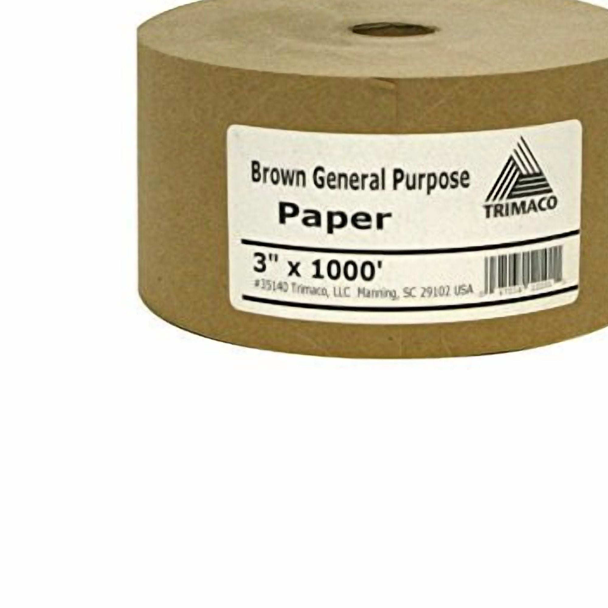 Brown Masking Paper, 3in x 1000ft Trimaco 12101