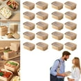 thumbnail image 1 of Brown Meal Prep Containers With Lids,2025 New Paper Meal Prep Containers With,Rectangle Food Kraft Paper Meal Prep Containers (20PCS,17oz), 1 of 7