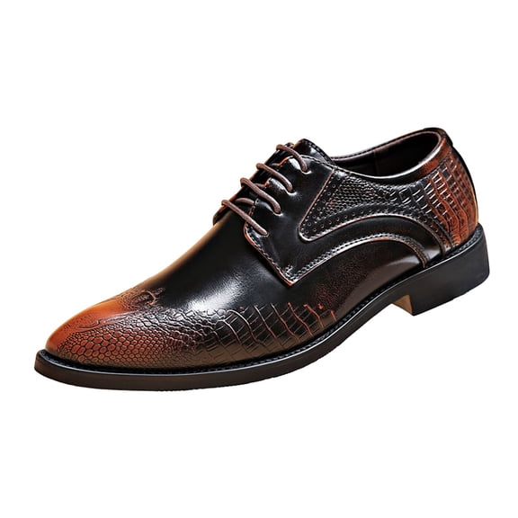 Brown Men Fashion Summer Footwear With Business Formal Leather And Soft Sole For All Day Wear And Relaxation