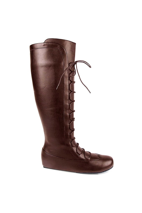 Brown Mens Renaissance 1" Heel Boots Small size 8-9