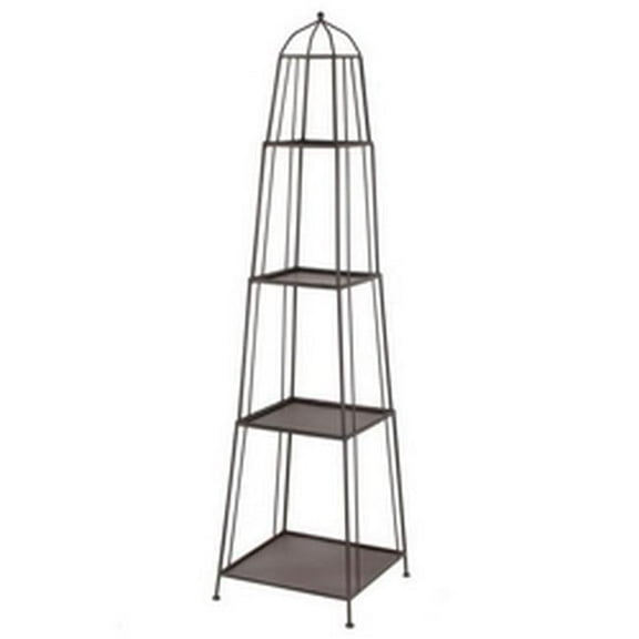 Brown Metal Obelisk Stackable Stand