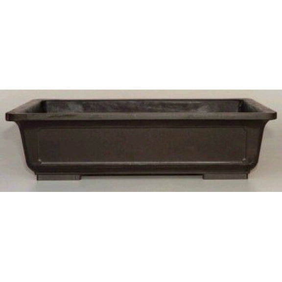 Brown Mica Bonsai Pot - Rectangle