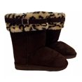 thumbnail image 1 of Brown Mid-Calf Winter Boots Animal Print, 1 of 6